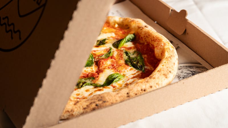 Margherita Pizza with fresh basil